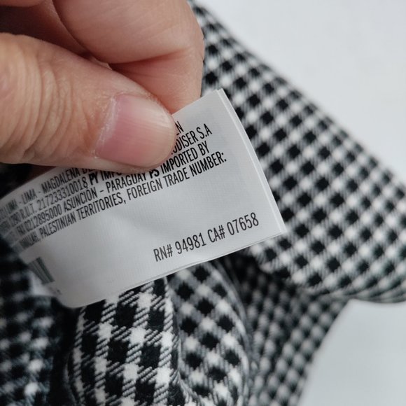 Forever 21 Colorblock Plaid Mini Skirt Black/Multi, Medium - Picture 5 of 8